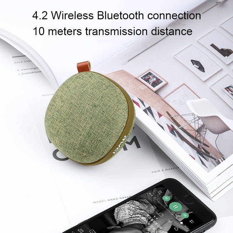 awei Y260 Coluna Bluetooth Sem Fios Mini Portátil IPX4 à Prova de Água, Microfone Integrado, Suporte para Cartão TF, Y260