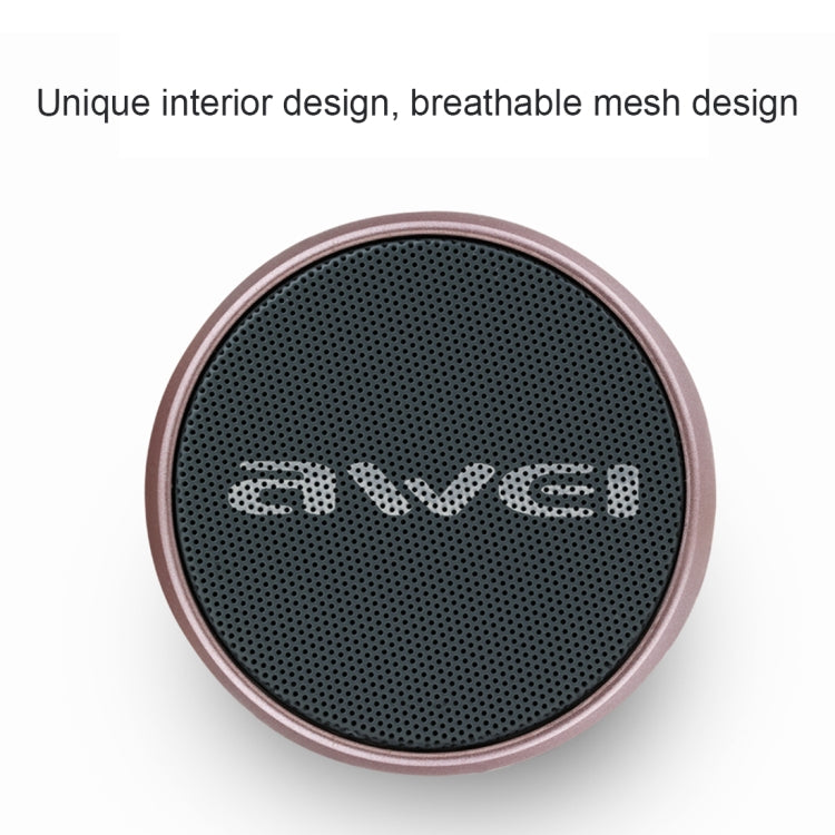 awei Y500 Coluna Bluetooth Sem Fios Mini Portátil com Som Estéreo 3D, Microfone Integrado, Suporte para Cartão TF / AUX, Y500
