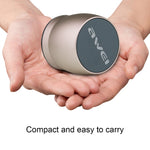 awei Y500 Coluna Bluetooth Sem Fios Mini Portátil com Som Estéreo 3D, Microfone Integrado, Suporte para Cartão TF / AUX, Y500