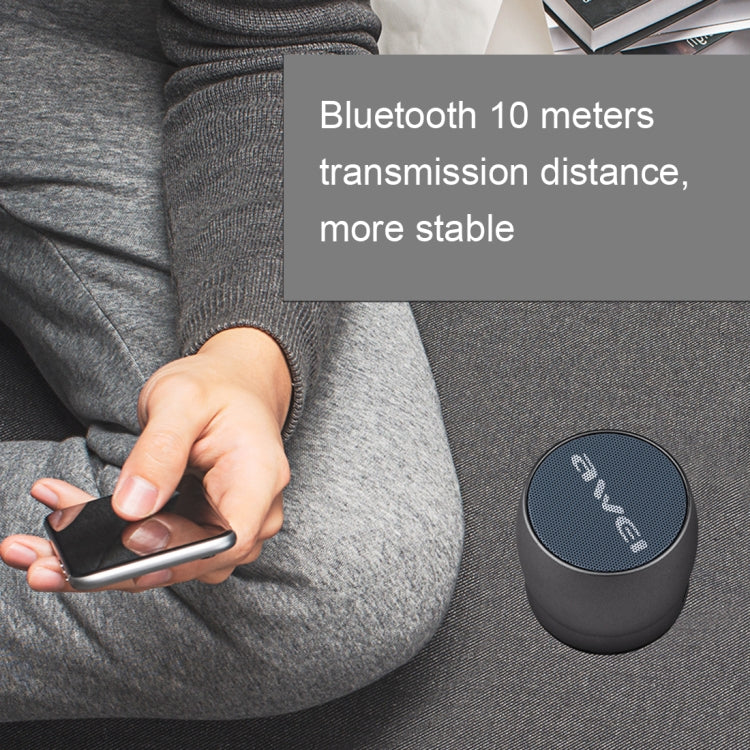 awei Y500 Coluna Bluetooth Sem Fios Mini Portátil com Som Estéreo 3D, Microfone Integrado, Suporte para Cartão TF / AUX, Y500
