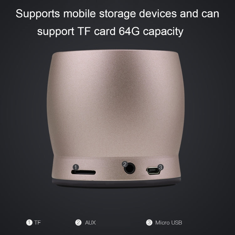 awei Y500 Coluna Bluetooth Sem Fios Mini Portátil com Som Estéreo 3D, Microfone Integrado, Suporte para Cartão TF / AUX, Y500