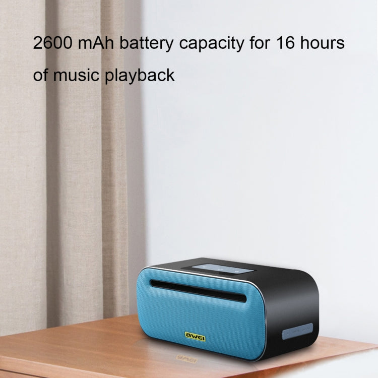 Coluna Bluetooth Sem Fios awei Y600 com Estéreo 3D, Microfone Integrado, Suporta Cartão TF / AUX / NFC, Y600
