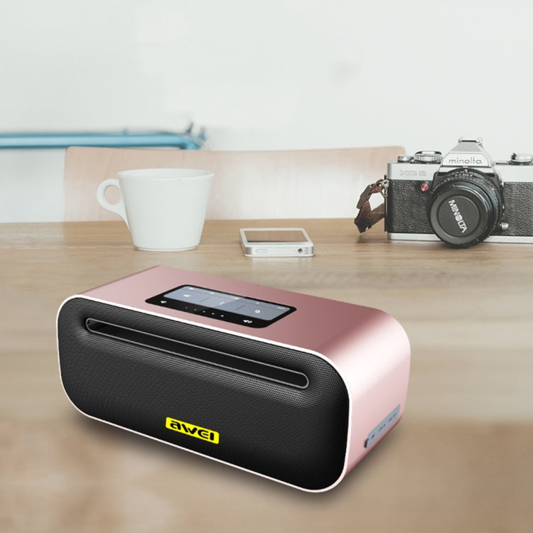 Coluna Bluetooth Sem Fios awei Y600 com Estéreo 3D, Microfone Integrado, Suporta Cartão TF / AUX / NFC, Y600