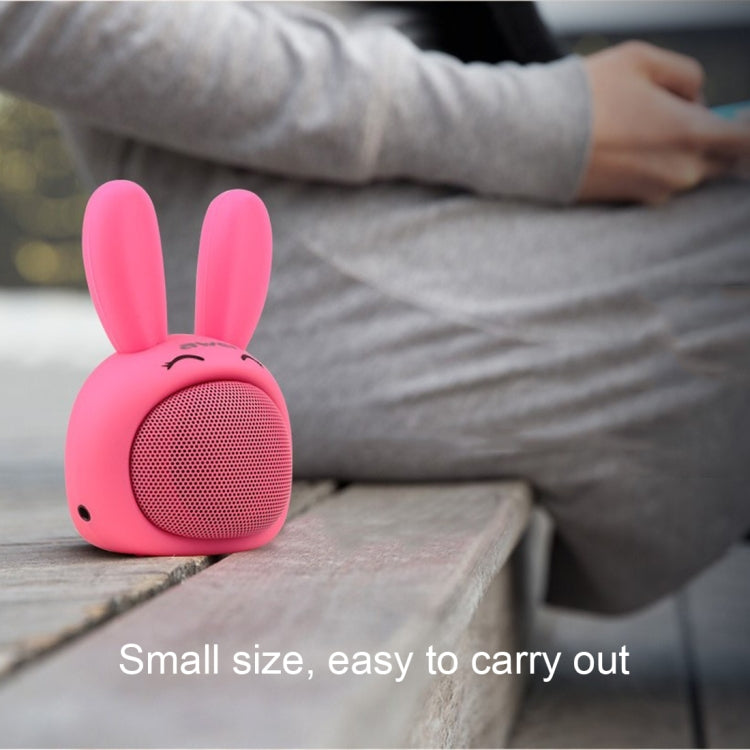 awei Y700 Coluna Bluetooth Sem Fios Mini Portátil Coelho, Microfone Integrado, Suporte AUX / Chamadas Hands-Free, Y700