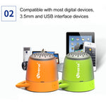 Universe XHH-T502 Altifalantes Portáteis Mini Sem Fios Bluetooth V4.2, Suporta Mãos Livres / Suporta Leitor de Música TF