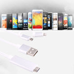 Cabo adaptador 3 em 1 Micro USB & 8 pinos & Type-C para HDMI HD 1080P HDTV