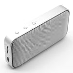 BT209 Altifalante Bluetooth Portátil Ultra-fino Mini para Exterior, Suporta Cartão TF & Chamadas Mãos Livres, Prateado