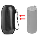 Bolsa Protetora de Fibra de Carbono para Coluna Bluetooth Sem Fios Outdoor Logitech UE BOOM3, Caixa de Armazenamento