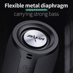ZEALOT S51 Altifalante Estéreo Bluetooth Portátil com Microfone Integrado, Suporta Chamadas Mãos Livres & Cartão TF & AUX, S51