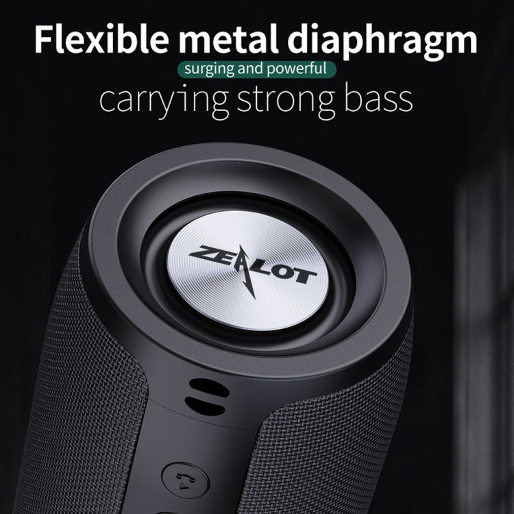 ZEALOT S51 Altifalante Estéreo Bluetooth Portátil com Microfone Integrado, Suporta Chamadas Mãos Livres & Cartão TF & AUX, S51