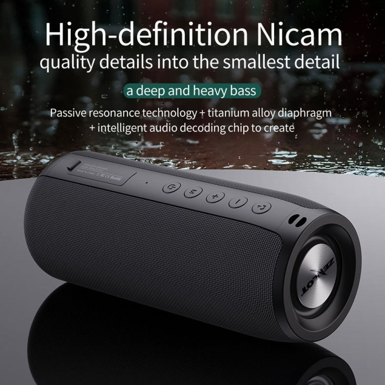 ZEALOT S51 Altifalante Estéreo Bluetooth Portátil com Microfone Integrado, Suporta Chamadas Mãos Livres & Cartão TF & AUX, S51