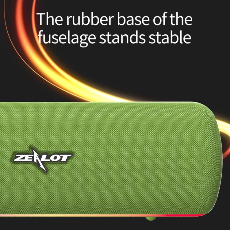 ZEALOT S55 Altifalante Estéreo Bluetooth Portátil com Microfone Integrado, Suporta Chamadas Mãos Livres & Cartão TF & AUX