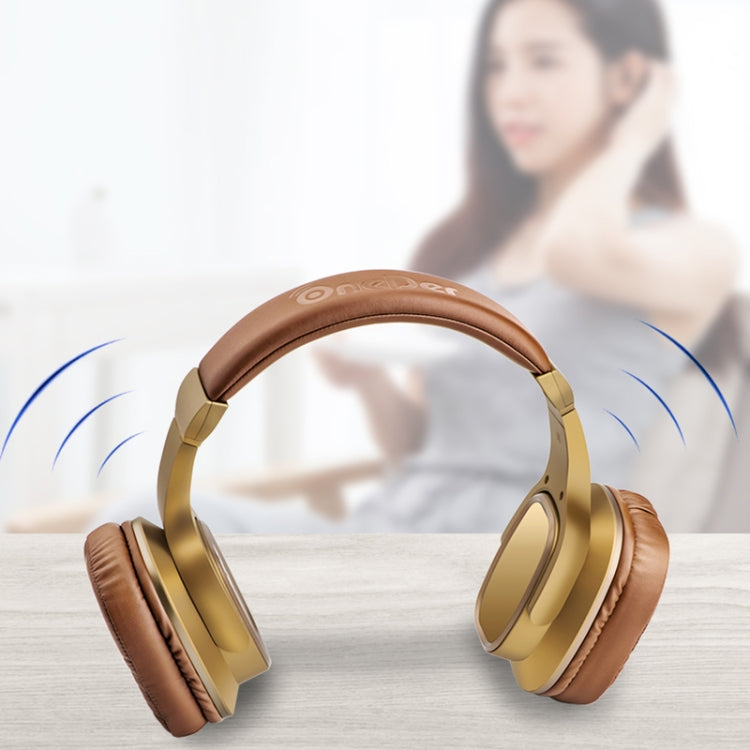 Auriculares sem fios Bluetooth versão 5.0 OneDer S2 com microfone, mãos-livres, cartão TF, pen USB, AUX, função FM, S2