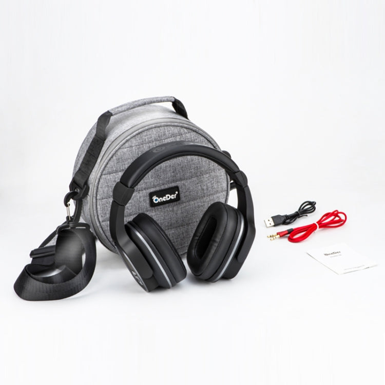Auriculares sem fios Bluetooth versão 5.0 OneDer S2 com microfone, mãos-livres, cartão TF, pen USB, AUX, função FM, S2
