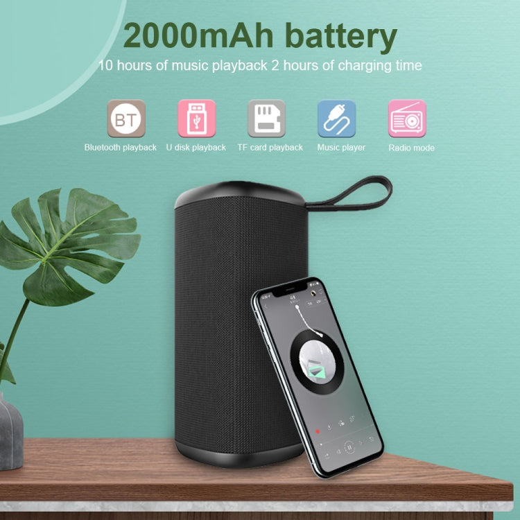 Coluna Bluetooth Estéreo Portátil ZEALOT S35 com Graves Potentes, Microfone Integrado, Suporta Chamadas Mãos Livres, Cartão TF e AUX