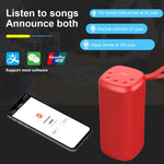 Coluna Bluetooth Estéreo Portátil ZEALOT S35 com Graves Potentes, Microfone Integrado, Suporta Chamadas Mãos Livres, Cartão TF e AUX