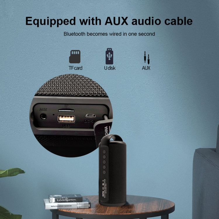 Coluna Bluetooth Portátil ZEALOT S36 com Graves Potentes, Microfone Integrado, Suporta Chamadas Mãos Livres, Cartão TF e AUX
