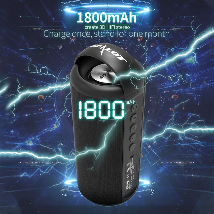 Coluna Bluetooth Portátil ZEALOT S36 com Graves Potentes, Microfone Integrado, Suporta Chamadas Mãos Livres, Cartão TF e AUX