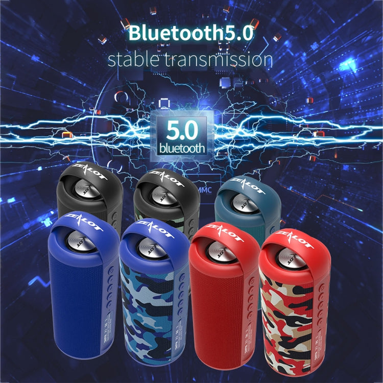 Coluna Bluetooth Portátil ZEALOT S36 com Graves Potentes, Microfone Integrado, Suporta Chamadas Mãos Livres, Cartão TF e AUX