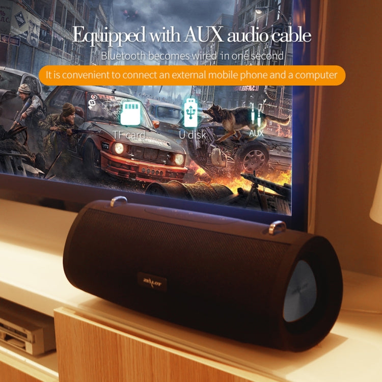 Coluna Bluetooth Portátil ZEALOT S38 com Subwoofer, Microfone Integrado, Suporta Chamadas Mãos Livres, Cartão TF e AUX