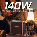 XDOBO King Max 140W Altifalante Bluetooth Karaoke Sem Fios Portátil Impermeável IPX5, King Max