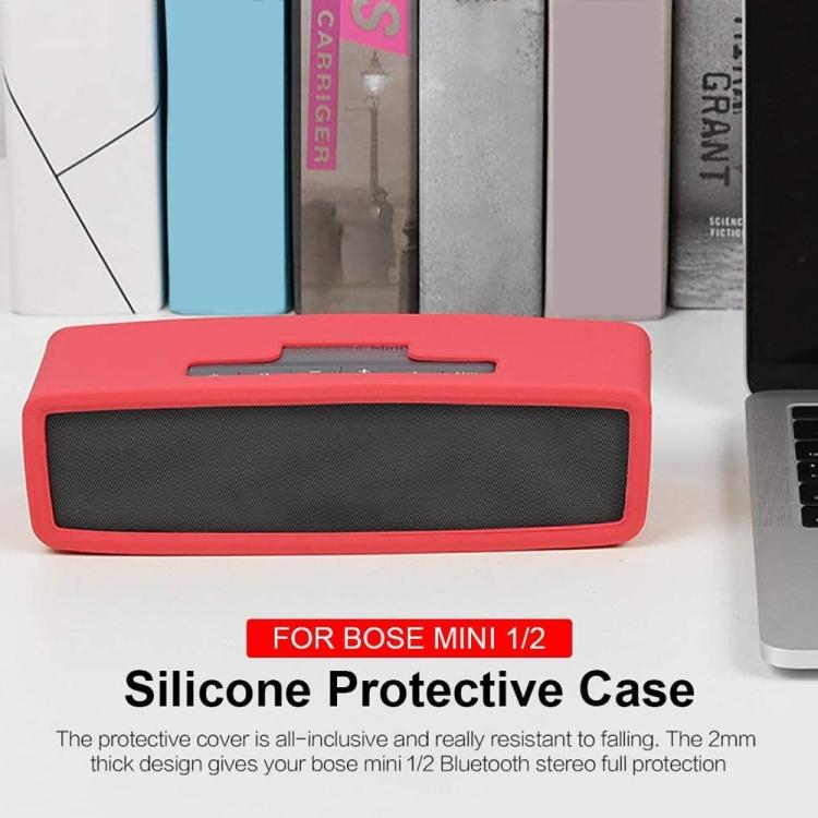 Capa Protetora Portátil Amortecedora de Gel de Sílica para Coluna Bluetooth Bose Soundlink Mini 1 / 2