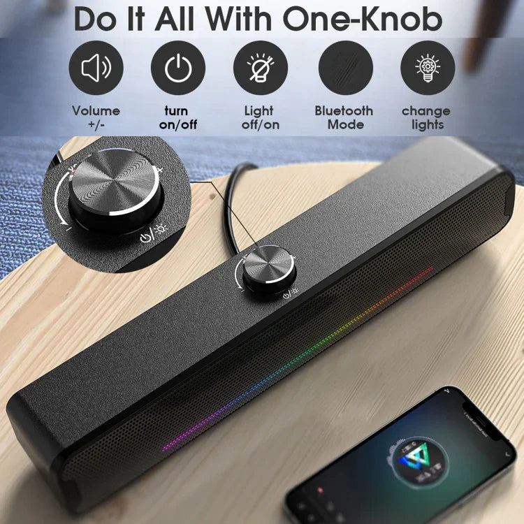 L16 Luz RGB Portátil Exterior Altifalante Sem Fios HiFi USB Bluetooth, L16