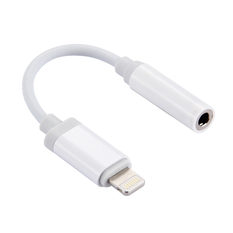 Cabo adaptador macho 8 pinos para fêmea áudio 3,5 mm, suporta telefones iOS 10.3.1 ou superior
