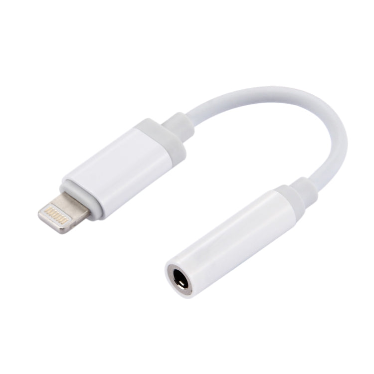 Cabo adaptador macho 8 pinos para fêmea áudio 3,5 mm, suporta telefones iOS 10.3.1 ou superior