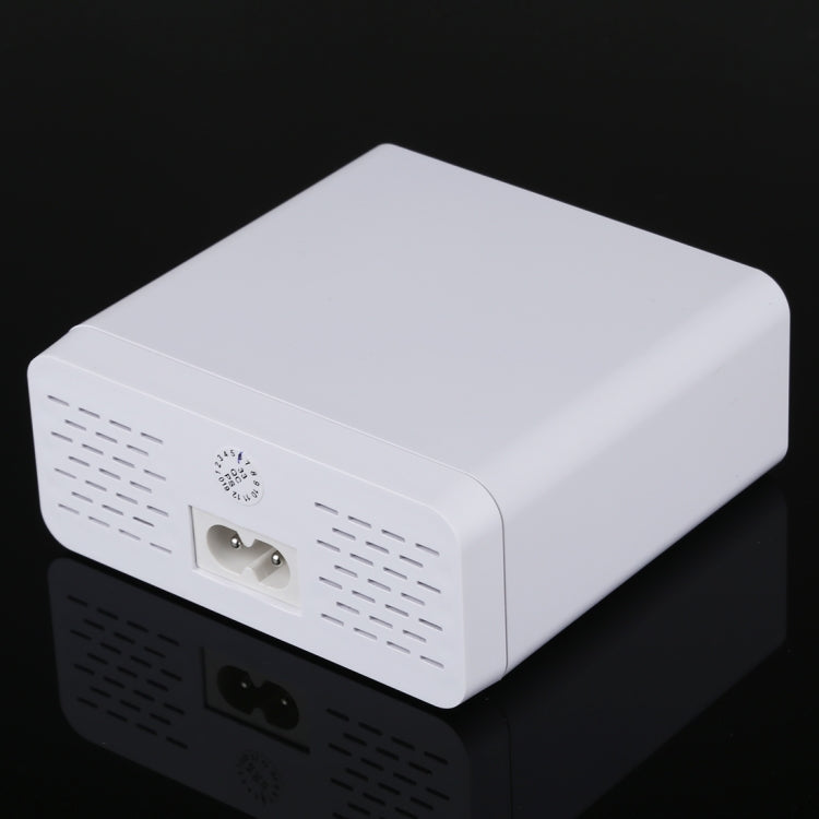 Carregador Rápido 30W QC 3.0 com 6 Portas USB e Ecrã Digital LCD, Ficha UE, 899