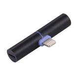Adaptador áudio para auscultadores macho 8 pinos para fêmea 3,5 mm para iPhone, iPad, iPod