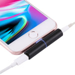 Adaptador áudio para auscultadores macho 8 pinos para fêmea 3,5 mm para iPhone, iPad, iPod
