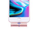 Adaptador áudio para auscultadores macho 8 pinos para fêmea 3,5 mm para iPhone, iPad, iPod