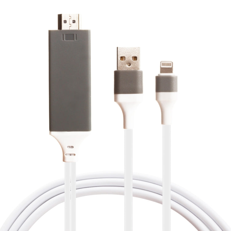 Cabo Adaptador 8 Pinos Macho para HDMI & USB Macho, Comprimento: 2m, 8 Pinos Macho