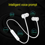 Auricular Desportivo Bluetooth 5.0 In-Ear X3 com Absorção Magnética, Microfone HD, Suporte para Chamadas Mãos Livres, Distância: 10m