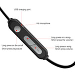 Auricular Desportivo Bluetooth 5.0 In-Ear X3 com Absorção Magnética, Microfone HD, Suporte para Chamadas Mãos Livres, Distância: 10m