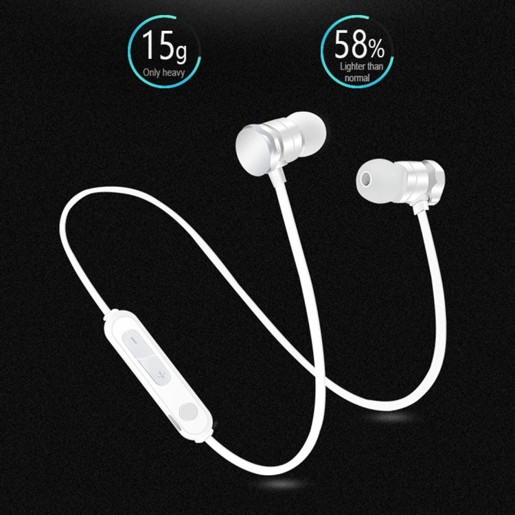 Auricular Desportivo Bluetooth 5.0 In-Ear X3 com Absorção Magnética, Microfone HD, Suporte para Chamadas Mãos Livres, Distância: 10m