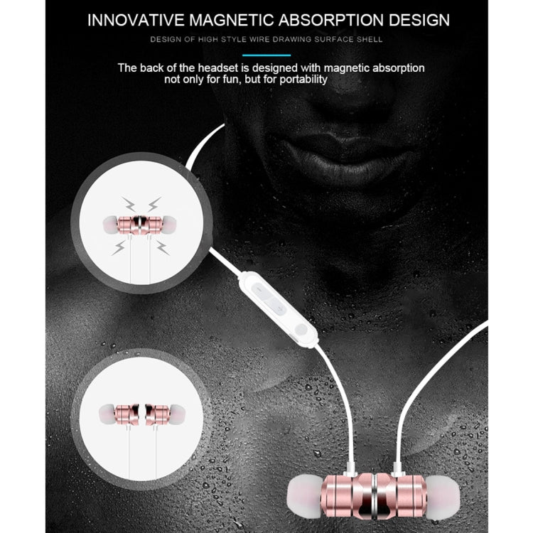 Auricular Desportivo Bluetooth 5.0 In-Ear X3 com Absorção Magnética, Microfone HD, Suporte para Chamadas Mãos Livres, Distância: 10m