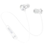 Auricular Desportivo Bluetooth 5.0 In-Ear X3 com Absorção Magnética, Microfone HD, Suporte para Chamadas Mãos Livres, Distância: 10m