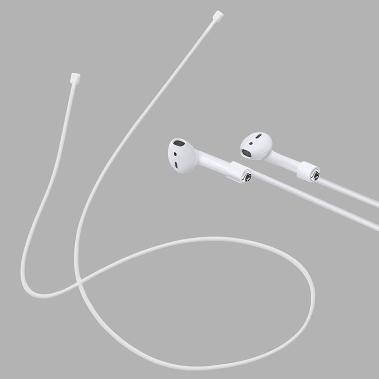 Fita Antiperda de Silicone para Auriculares Bluetooth Sem Fios Unissexo, Linha Antiperda para Apple AirPods 1/2, Comprimento do Cabo: 60cm