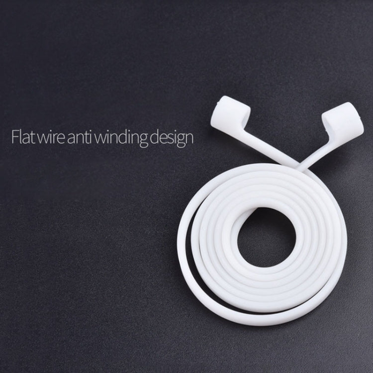 Fita Antiperda de Silicone para Auriculares Bluetooth Sem Fios Unissexo, Linha Antiperda para Apple AirPods 1/2, Comprimento do Cabo: 60cm