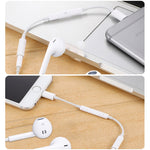 Adaptador de Áudio Bluetooth com Controlo de Fio, Jack de Auscultadores Macho 8 Pinos para Fêmea 3,5mm, Suporta Música, Chamadas, Controlo de Volume