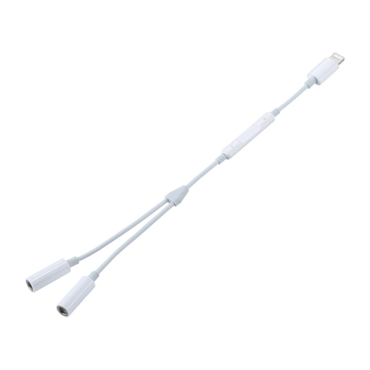MH026 Adaptador de Áudio com Controlo de Fio, Macho 8 Pinos para Duplo Jack de Auscultadores Fêmea 3,5mm