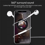 ML715 Auricular Bluetooth com Controlo de Fio e Porta 8 Pinos 1,2m, Suporta Música, Chamadas, Controlo de Volume, Controlo de Volume ML715