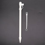 Capa Protetora de Silicone 3 em 1 + Tampa de Toque para Caneta + Estojo para Caneta para Apple Pencil, Cinzento, Branco