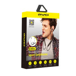 awei G10BL Auricular Bluetooth Estéreo com Design de Pescoço para Desporto ao Ar Livre, Microfone Integrado, G10BL