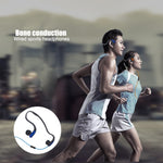 Auricular Desportivo para Exterior com Condução Óssea e Fio Suspenso Atrás