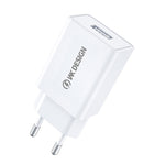 WK WP-U118 10W Carregador de Viagem com Porta USB Única, Adaptador de Energia, Ficha EU, WP-U118 Ficha EU