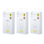 WK WP-U118 10W Carregador de Viagem com Porta USB Única, Adaptador de Energia, Ficha EU, WP-U118 Ficha EU
