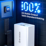 WK WP-U118 10W Carregador de Viagem com Porta USB Única, Adaptador de Energia, Ficha EU, WP-U118 Ficha EU